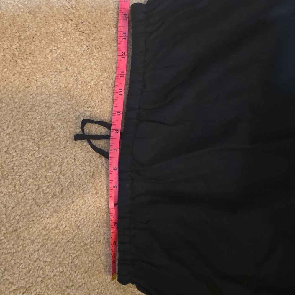 Universal Thread Black Linen Blend Midi Skirt Sz … - image 6